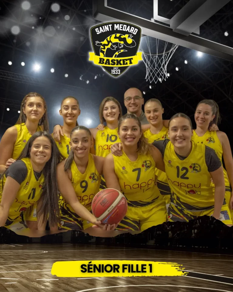 Equipe basket saint médard en jalles fille sénior prf