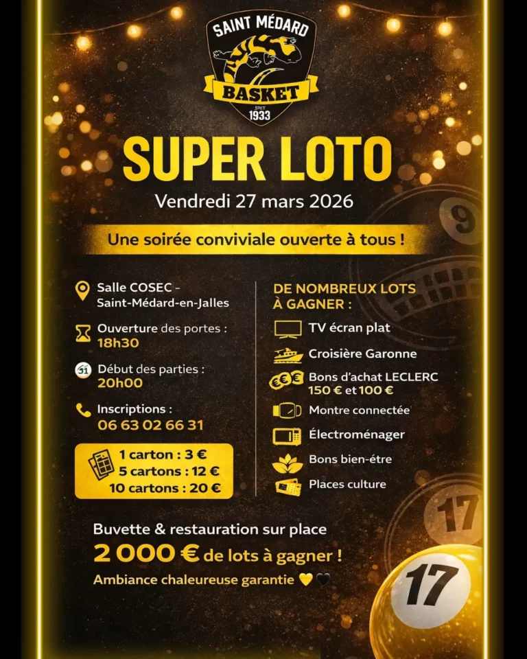 saint médard basket super loto 2026